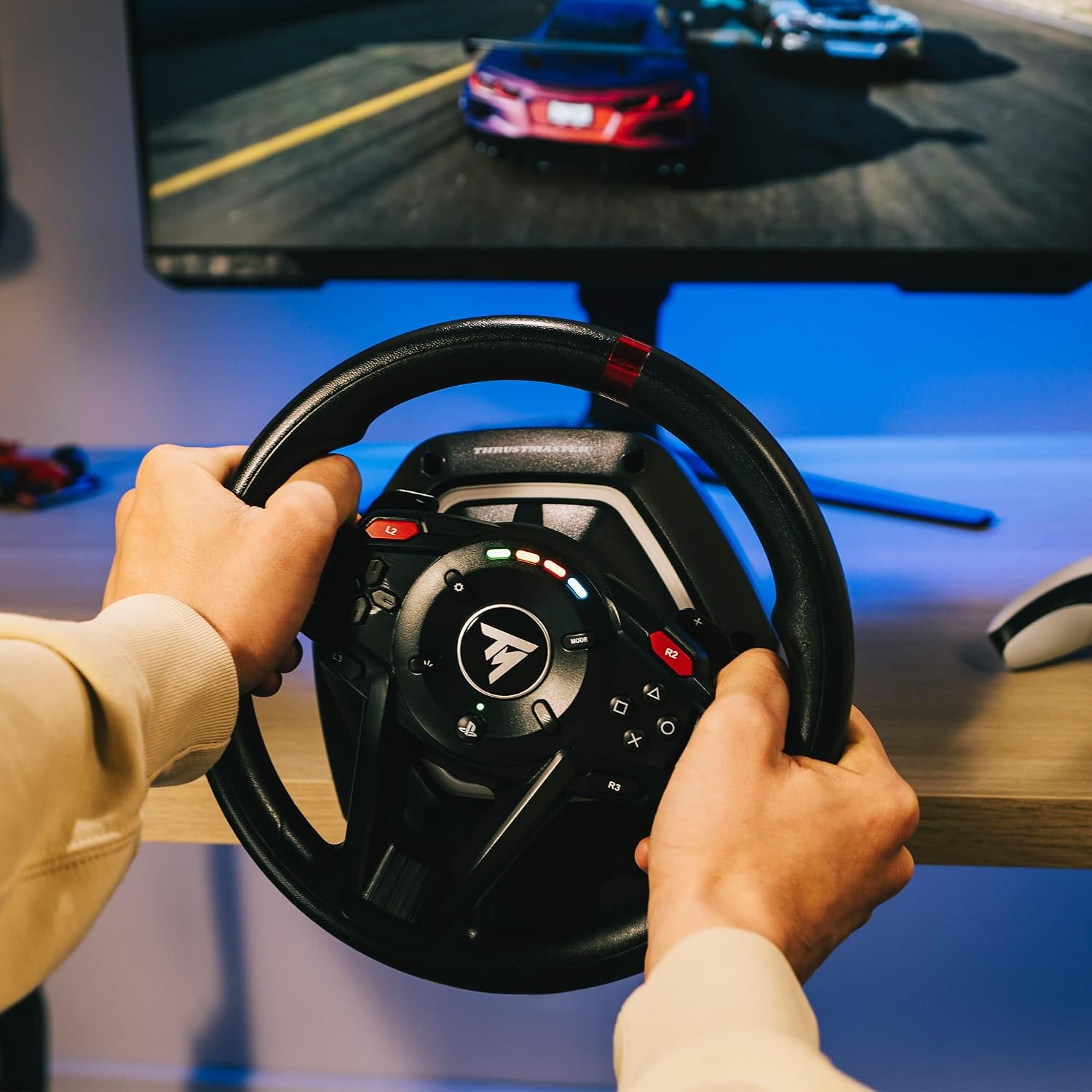 Thrustmaster T128 PlayStation – Volante Force Feedback